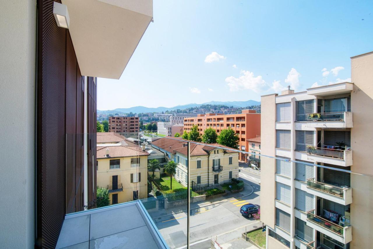 Flat Iron Apartments By Quokka 360 - Modern Building 5 Min From The Centre Of Lugano Viganello Exteriér fotografie